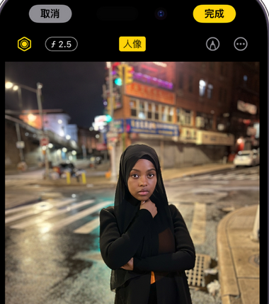 城区苹果15服务店分享如何在iPhone15系列机型拍摄照片中添加人像效果 